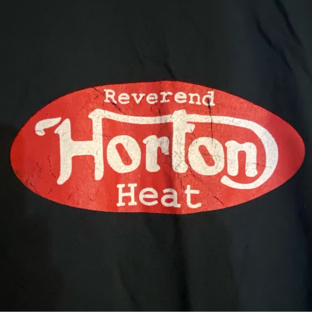 Rev Horton Heat tee shirt, size 2X, see measurements seems small for 2X worn - Picture 1 of 5